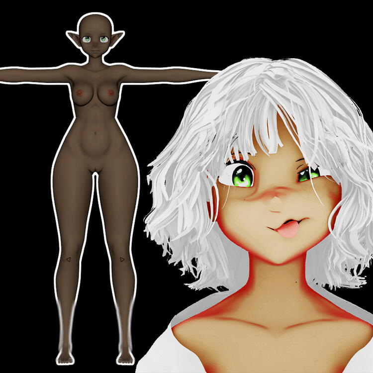 Marcy Base model from @Kleymir_Art